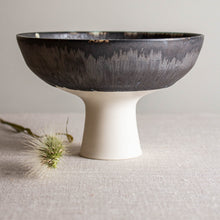 Load image into Gallery viewer, Bronze and White Pedestal Vessel