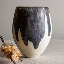 Load image into Gallery viewer, Bronze and White Glazed Vessel 5
