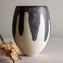 Load image into Gallery viewer, Bronze and White Glazed Vessel 5