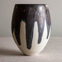 Load image into Gallery viewer, Bronze and White Glazed Vessel 5