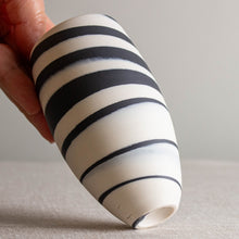 Load image into Gallery viewer, Black and White Porcelain Vessel 2