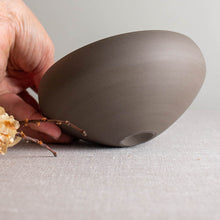 Load image into Gallery viewer, Dark Walnut Vessel with Curled Rim
