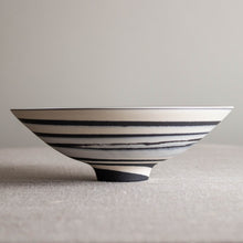 Load image into Gallery viewer, Black and White Porcelain Vessel 4