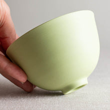 Load image into Gallery viewer, Pea Green Porcelain Vessel 6