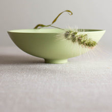 Load image into Gallery viewer, Pea Green Porcelain Open Form
