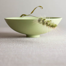 Load image into Gallery viewer, Pea Green Porcelain Open Form