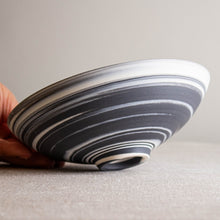 Load image into Gallery viewer, Black and White Porcelain Vessel 5