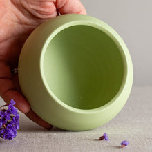 Load image into Gallery viewer, Pea Green Porcelain Vessel 11