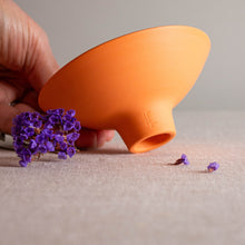 Load image into Gallery viewer, Orange Porcelain Vessel 9