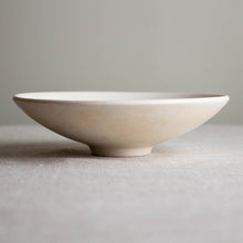 Load image into Gallery viewer, Crystalline White Matte Bowl with Kintsugi-Style Accent
