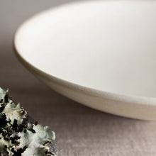 Load image into Gallery viewer, Crystalline White Matte Bowl with Kintsugi-Style Accent