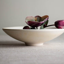 Load image into Gallery viewer, Crystalline White Matte Bowl with Kintsugi-Style Accent