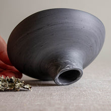 Load image into Gallery viewer, Marbled Grey Porcelain Vessel 6