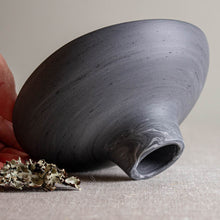 Load image into Gallery viewer, Marbled Grey Porcelain Vessel 6