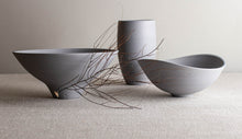 Load image into Gallery viewer, Light Grey Porcelain Set of Vessels