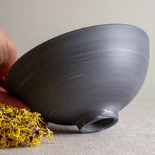 Load image into Gallery viewer, Marbled Grey Porcelain Bowl