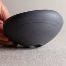 Load image into Gallery viewer, Dark Grey Marbled Vessel 2