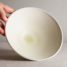 Load image into Gallery viewer, Pedestal Vessel with Rounded Foot, Crystalline White Matte Glaze