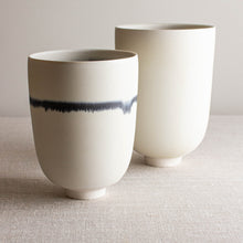 Load image into Gallery viewer, Set of 2 Vessels in Crystalline White Matte
