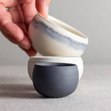 Load image into Gallery viewer, Set of 3 Wobbles with White and Colored Porcelain