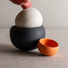 Load image into Gallery viewer, Set of 3 Wobbles in Black, White and Orange