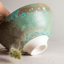 Load image into Gallery viewer, Turquoise, Grey and Pink Vessel