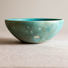 Load image into Gallery viewer, Mottled Turquoise and Grey Vessel
