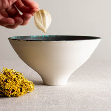 Load image into Gallery viewer, Turquoise and Black Vessel 1