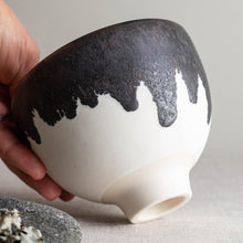 Load image into Gallery viewer, Bronze and White Footed Vessel