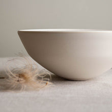 Load image into Gallery viewer, Crystalline White Matte Geo bowl