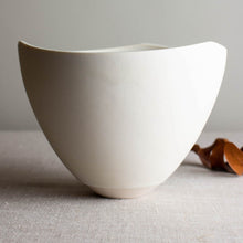 Load image into Gallery viewer, Crystalline White Matte Carved Rim Form