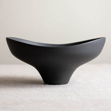 Load image into Gallery viewer, Black Porcelain, Altered Rim piece