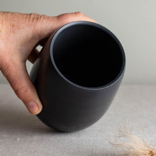 Load image into Gallery viewer, Larger Black Porcelain, Bees Waxed Vessel