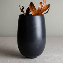 Load image into Gallery viewer, Black Porcelain, Bees Waxed Vessel