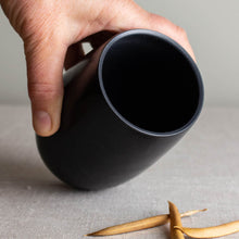 Load image into Gallery viewer, Black Porcelain, Bees Waxed Vessel