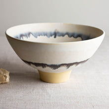 Load image into Gallery viewer, Glazed Deep Yellow Porcelain Vessel with Manganese Line
