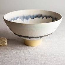 Load image into Gallery viewer, Glazed Deep Yellow Porcelain Vessel with Manganese Line