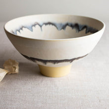 Load image into Gallery viewer, Glazed Deep Yellow Porcelain Vessel with Manganese Line