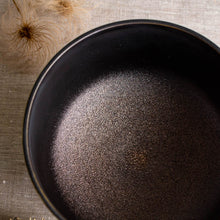 Load image into Gallery viewer, Bronze Textured Vessel with Bare Porcelain Exterior