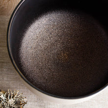 Load image into Gallery viewer, Bronze Textured Vessel with Bare Porcelain Exterior