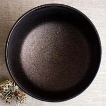 Load image into Gallery viewer, Bronze Textured Vessel with Bare Porcelain Exterior