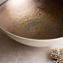 Load image into Gallery viewer, Large Textured Bronze Glazed Vessel
