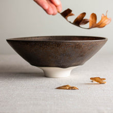 Load image into Gallery viewer, Oil Spot Bronze Glazed Vessel