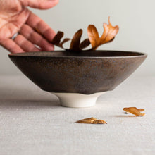 Load image into Gallery viewer, Oil Spot Bronze Glazed Vessel