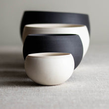 Load image into Gallery viewer, Nesting Set of 4 Wobbles in Black and White