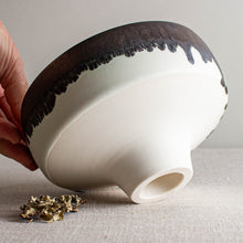 Load image into Gallery viewer, Bronze and White Glazed Vessel 2
