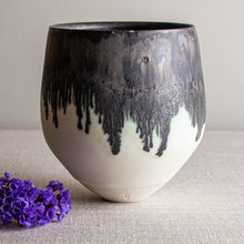 Load image into Gallery viewer, Bronze and White Glazed Vessel 10
