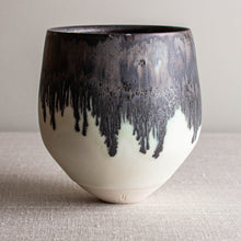 Load image into Gallery viewer, Bronze and White Glazed Vessel 10
