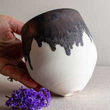 Load image into Gallery viewer, Bronze and White Glazed Vessel 10
