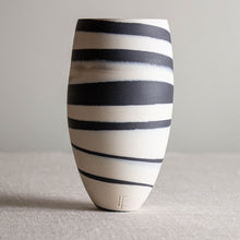 Load image into Gallery viewer, Black and White Porcelain Vessel 2
